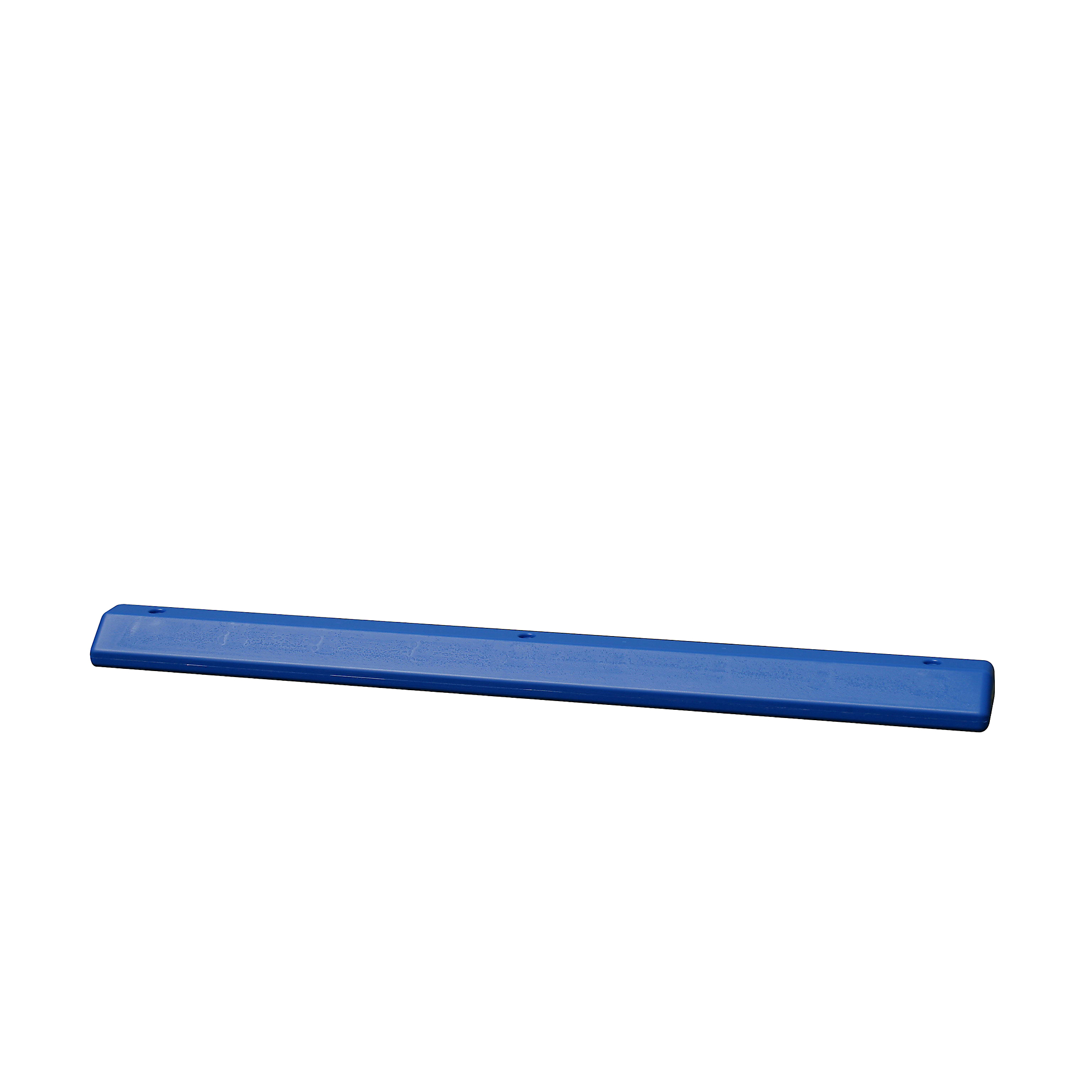 Eagle Plastic Protective Parking Stop — 8in. x 72in. x 4in., Anchor Kit with 3 Spikes, Blue, Model# 1790B